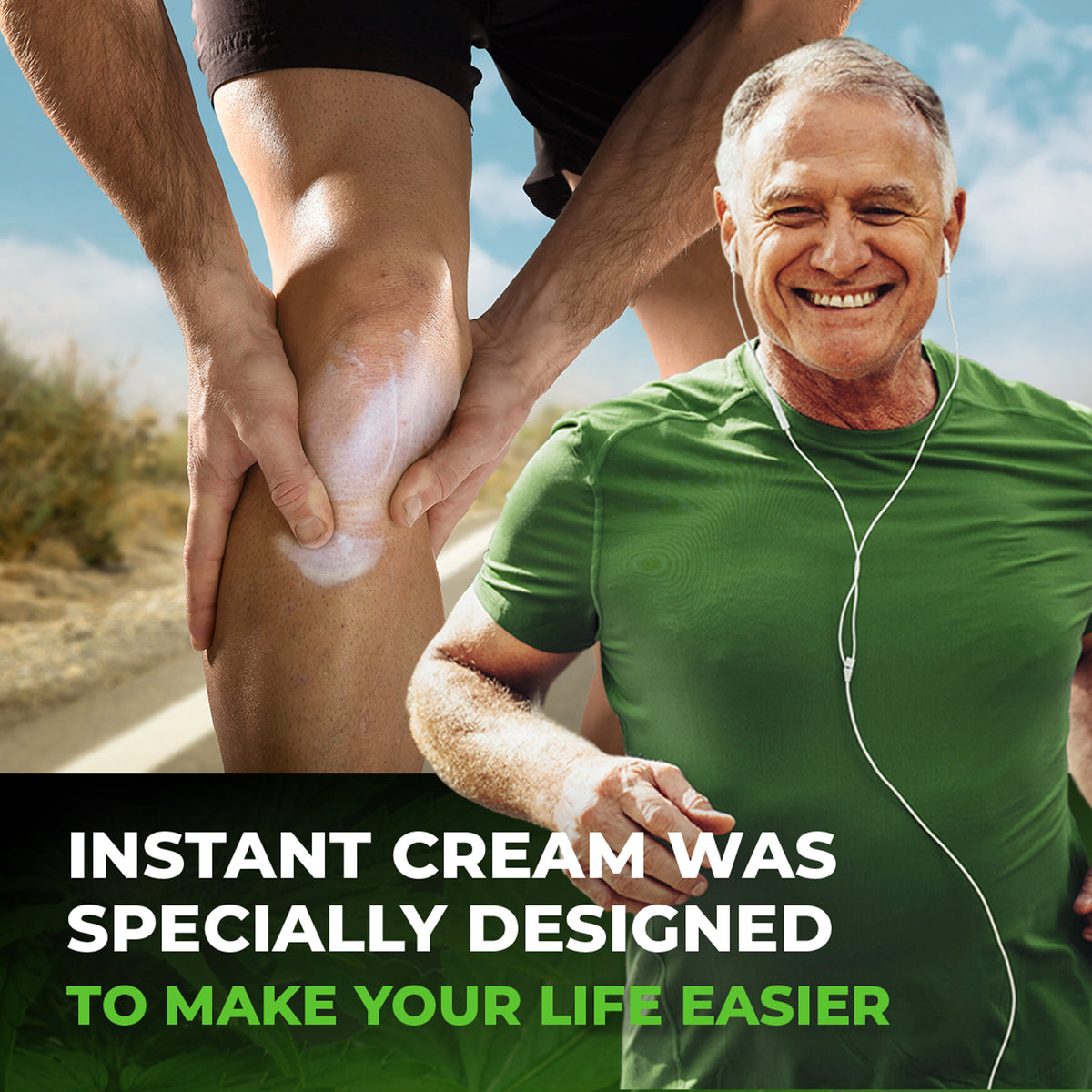 Maximum Strength Pain Relief with Instant Hemp Cream for Body, Back, Hands, Sports