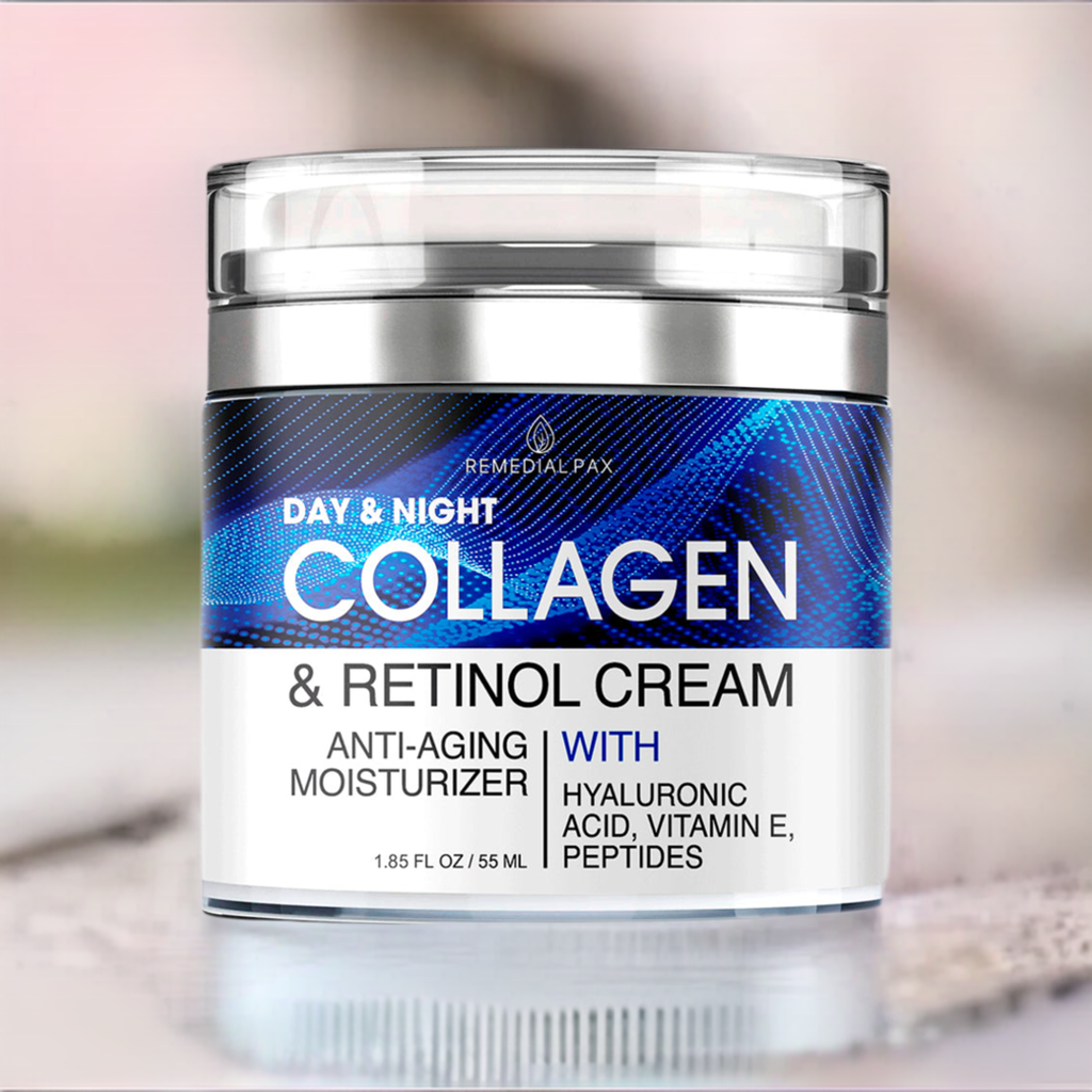 Collagen Cream for Face and Body with Retinol for Day and Night Nutrition - REMEDIAL Sale
